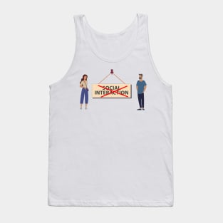 Social Interaction Not Supported Tank Top